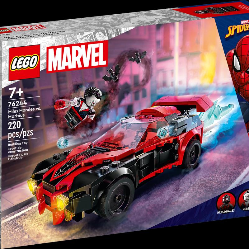 LEGO Marvel Miles Morales Morbius’a Karşı 76244 - 7 Yaş ve Üzeri için Oyuncak Yapım Seti(220 Parça)