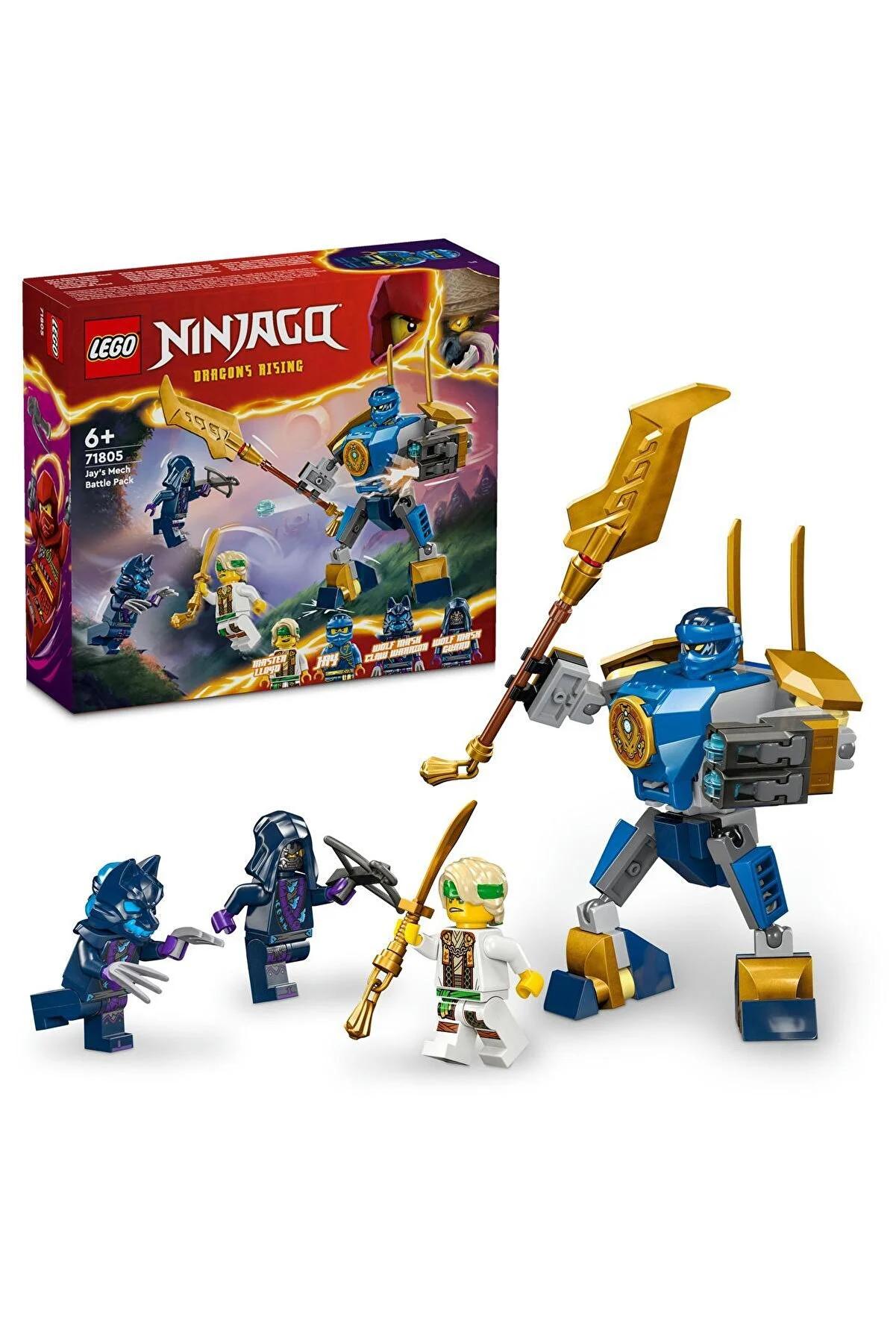 ® NINJAGO® Jay’in Robotu Savaş Paketi 71805  - 6 Yaş ve Üzeri İçin Yapım Seti (78 Parça)