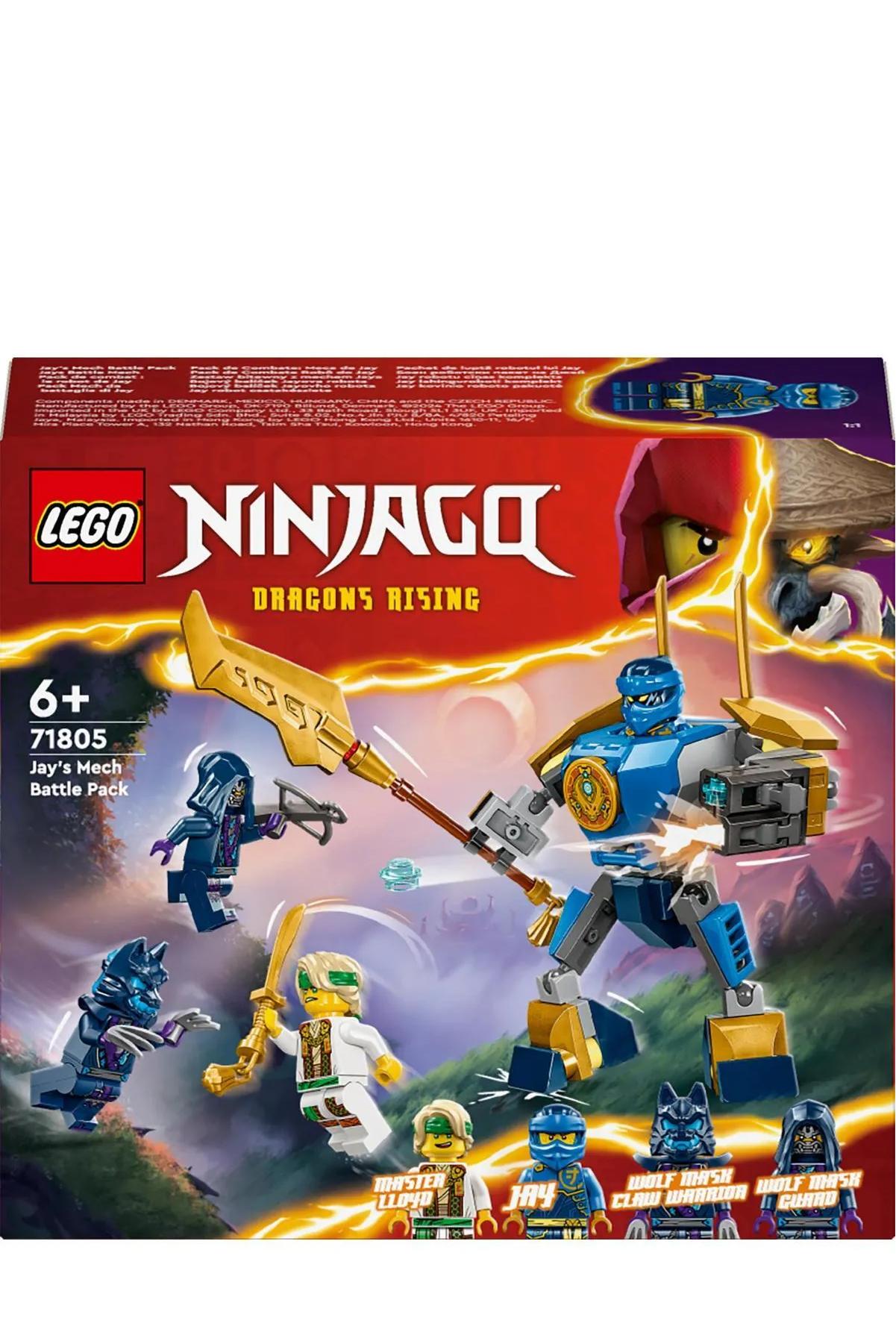 ® NINJAGO® Jay’in Robotu Savaş Paketi 71805  - 6 Yaş ve Üzeri İçin Yapım Seti (78 Parça)