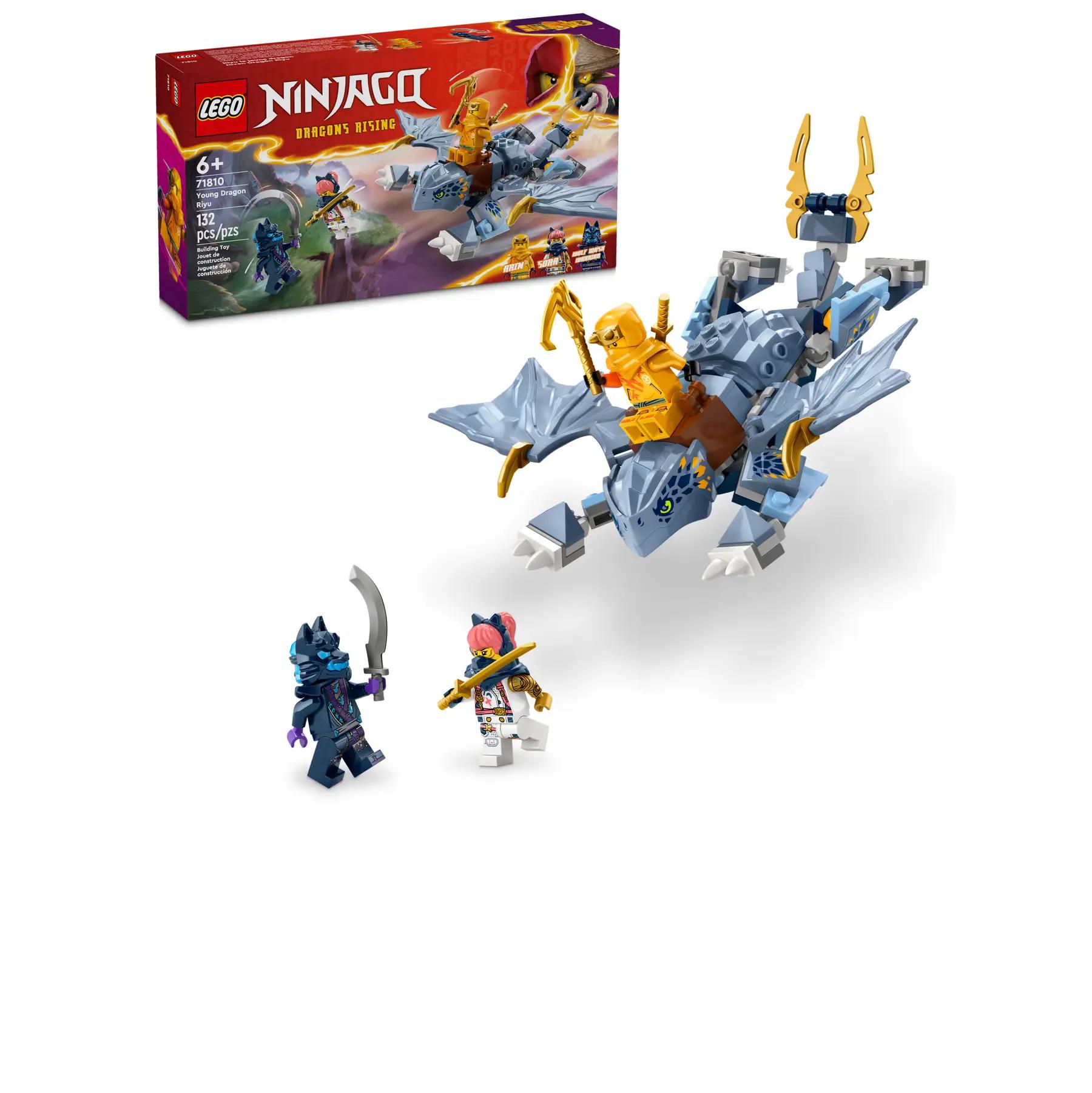 ® NINJAGO® Genç Ejderha Riyu 71810 - 6 Yaş ve Üzeri İçin Yapım Seti (132 Parça)